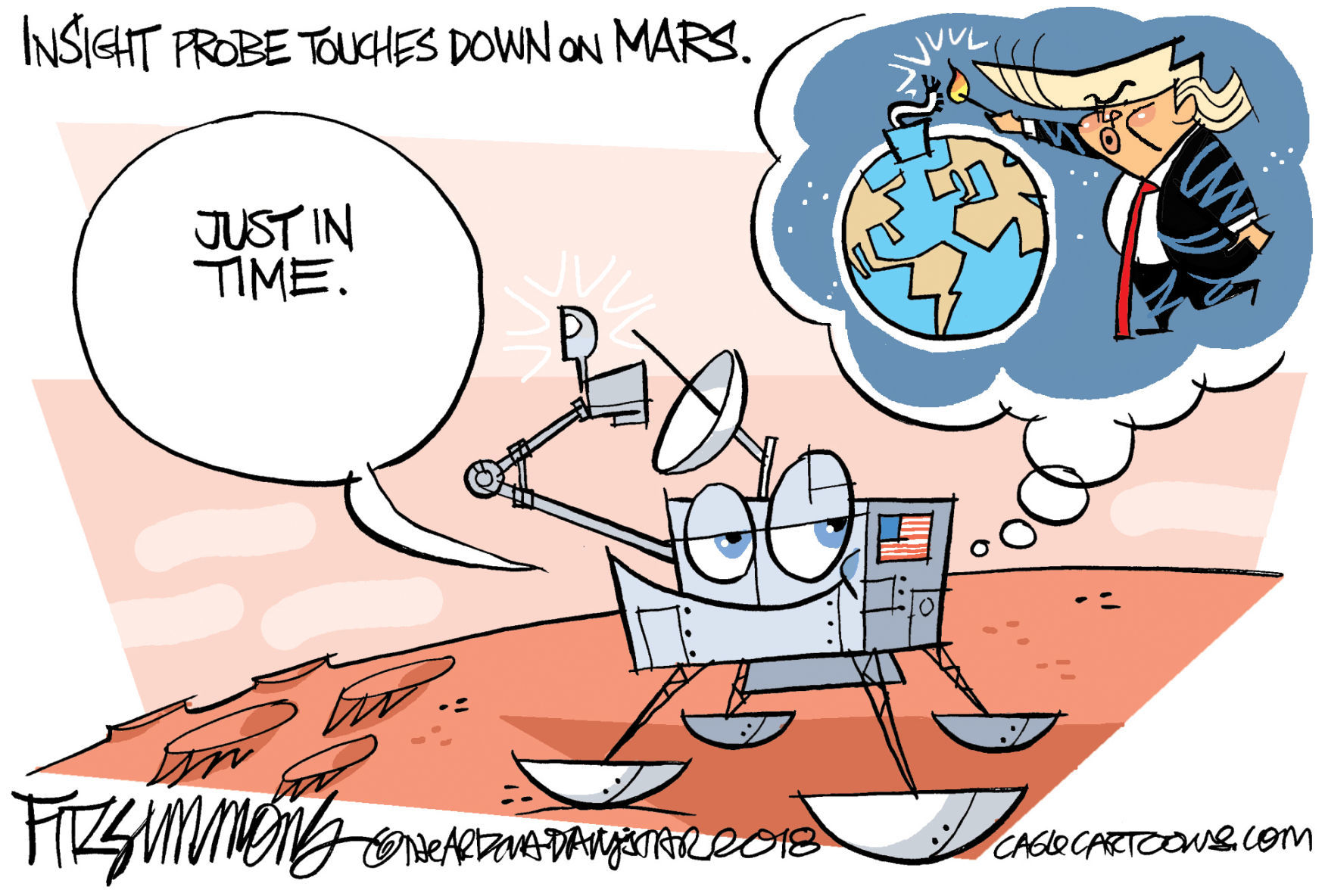 Daily Fitz Cartoon: Mars
